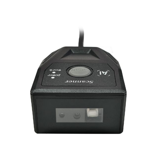 EM490 barcode scanner front view
