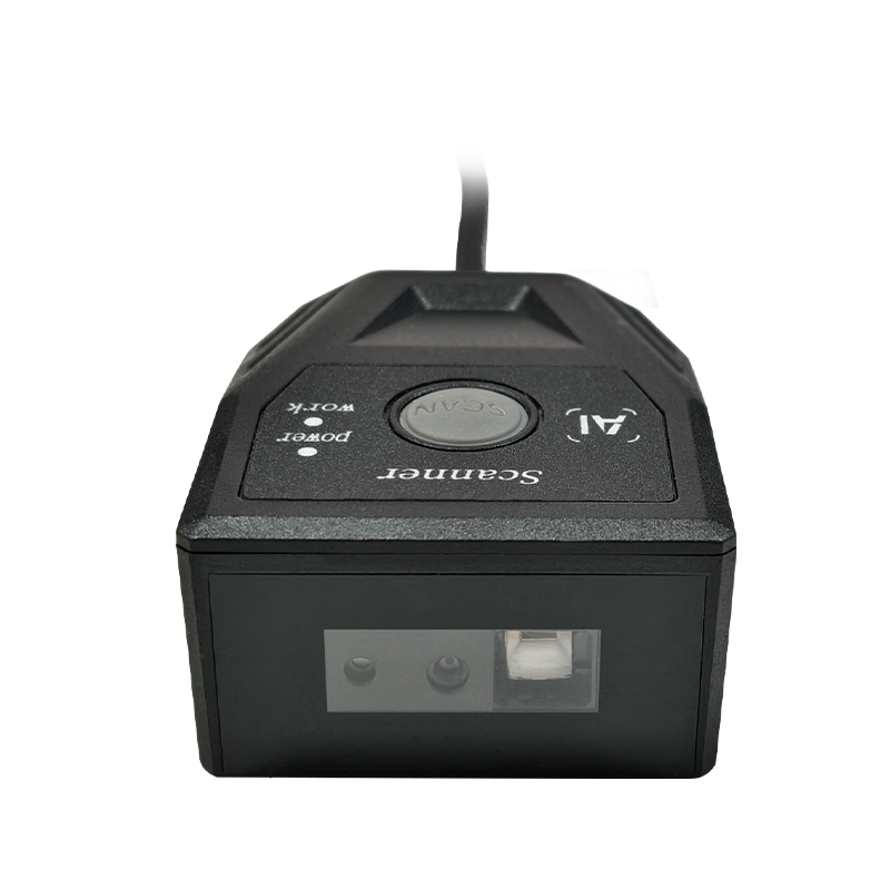 EM490 barcode scanner front view